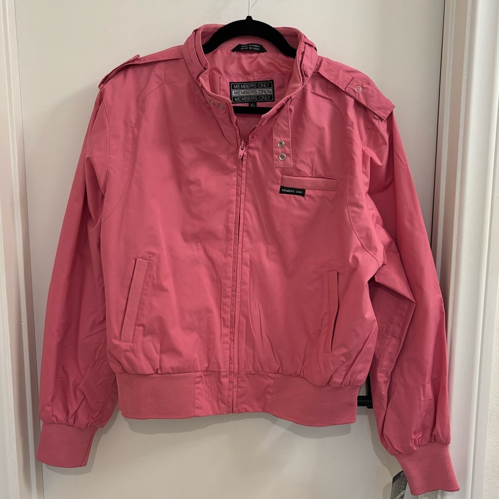 Members Only Pink Jacket
